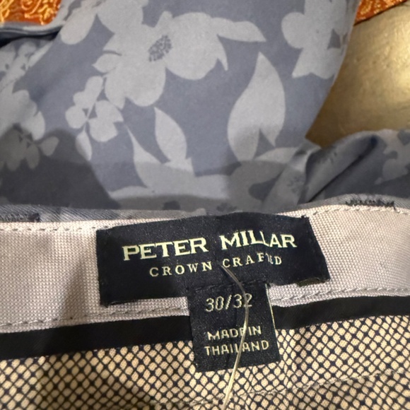 Peter Millar Men's SZ 30x32 Blue Pearl Floral Surge Performance Pants MSRP $198 - Picture 7 of 8